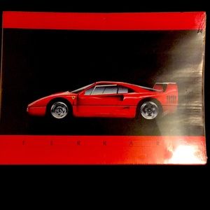 RARE 1990 FERRARI Póster Still in Plastic. Never Opened by Scholastic